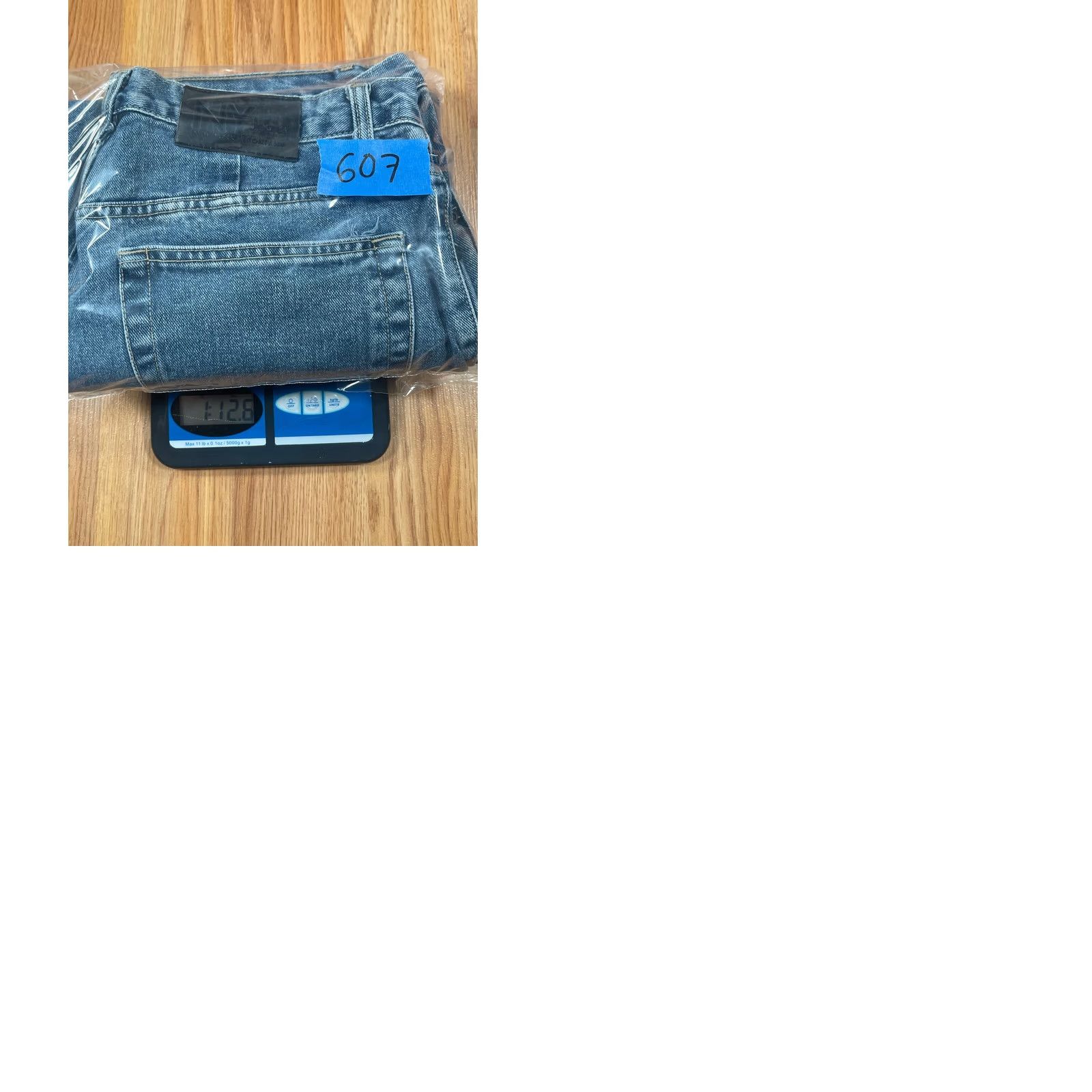 Sea New York New York Jeans Jeans High Rise Classic Fit Blue Wash 16 Tall Womens 100% Cotton Denim Long Straight Jeans Size 38" / US 16 / IT 52 - 9 Thumbnail