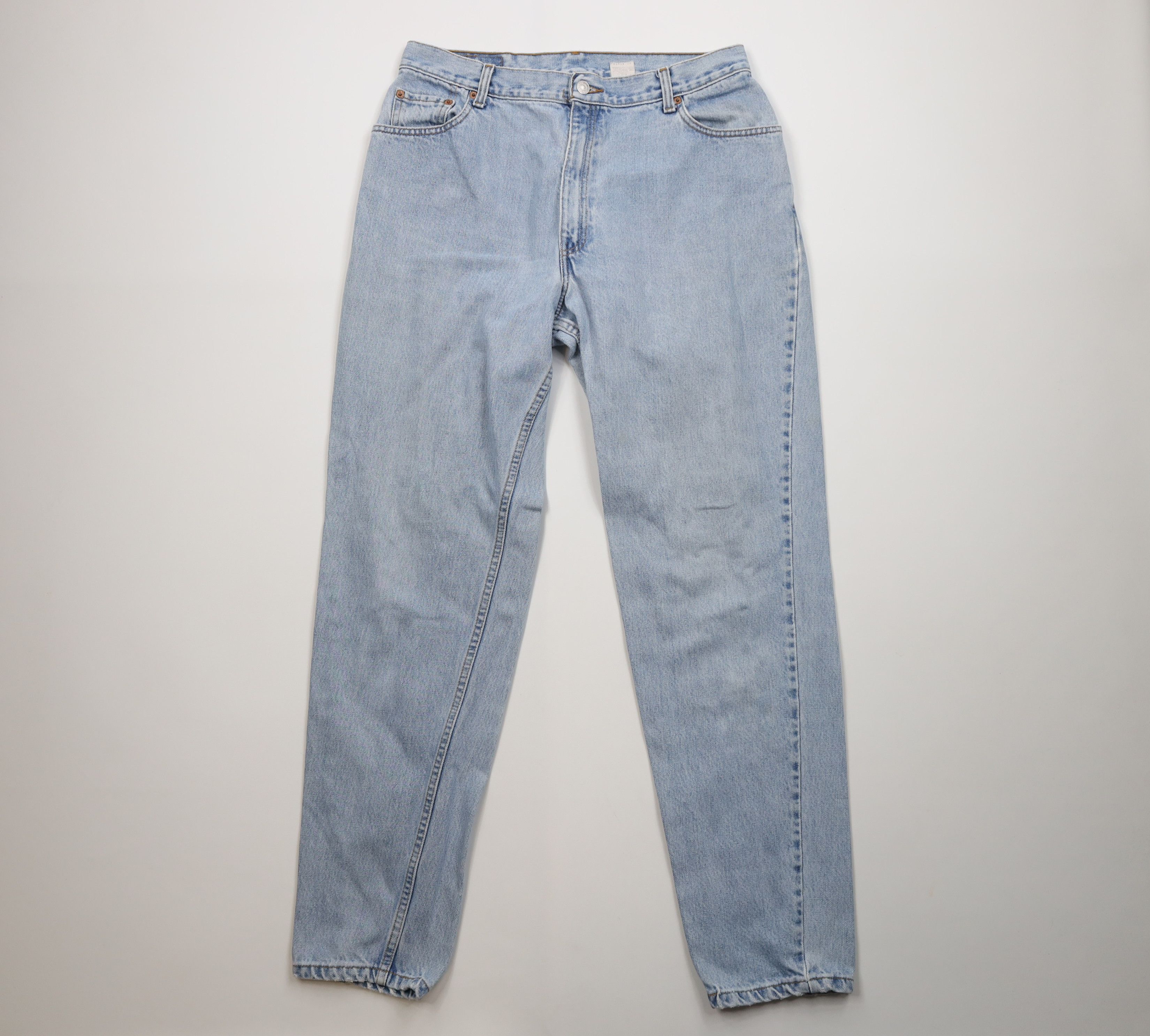 Levi's Vintage 90s Levis 550 Relaxed Fit Tapered Leg Denim Jeans Size 38" / US 16 / IT 52 - 1 Thumbnail