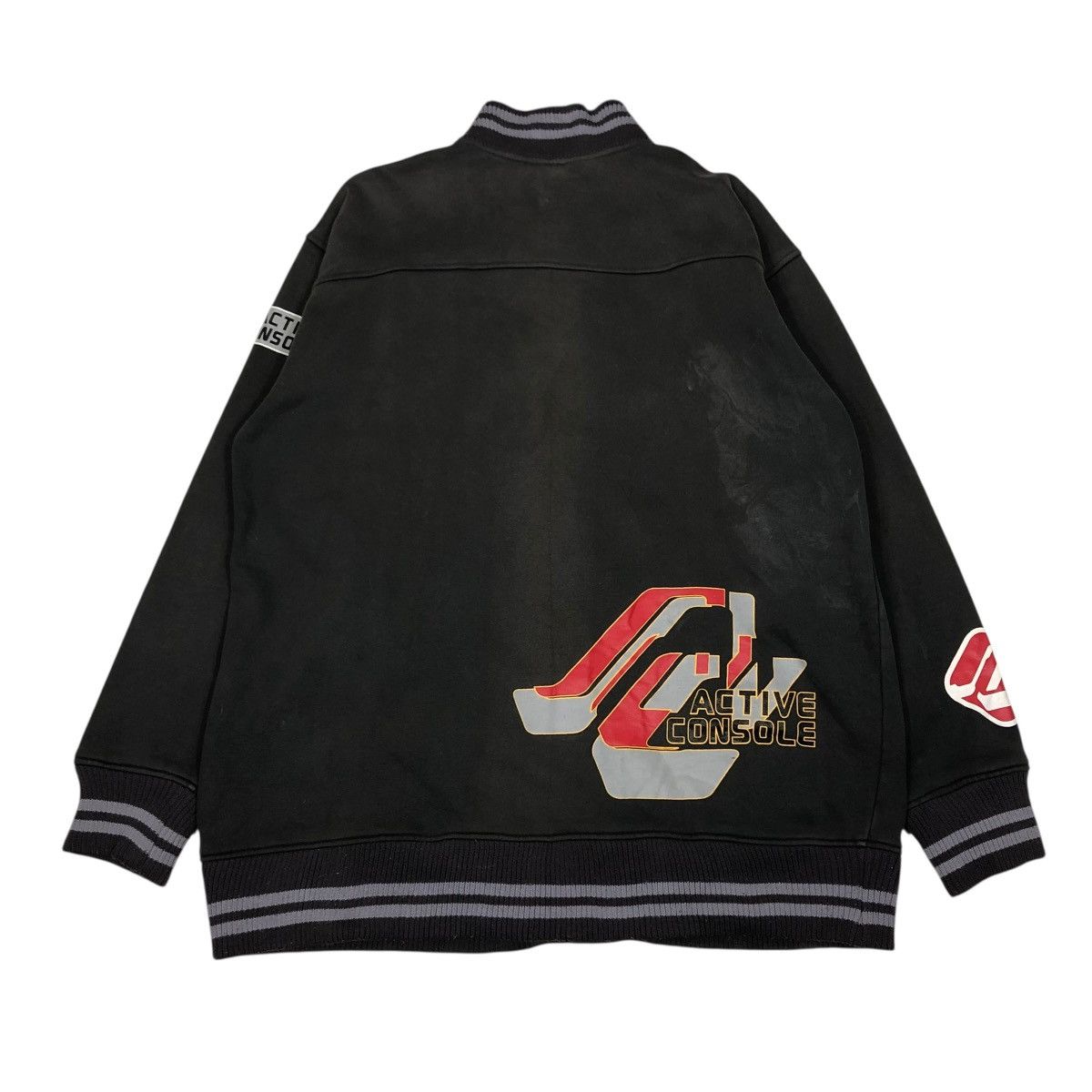 Japanese Brand 🔥VINTAGE VARSITY BOMBER JACKET ACTIVE CONSOLE ISSEY MIYAKE Size US XL / EU 56 / 4 - 2 Thumbnail