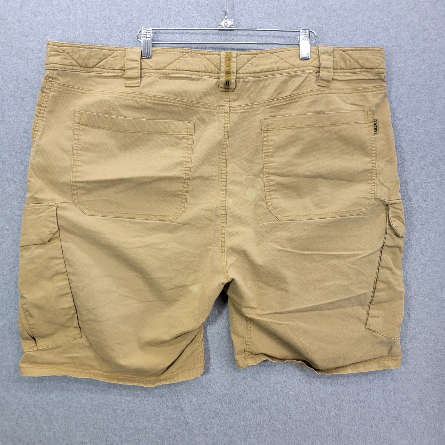 Vintage Viktos Shorts Mens 44 Tan Wartorn Ripstop Cargo Pockets Canvas Comfort Tactical Cargo Pocket Men 44 Brown Regular Mens Size US 44 / EU 60 - 5 Thumbnail