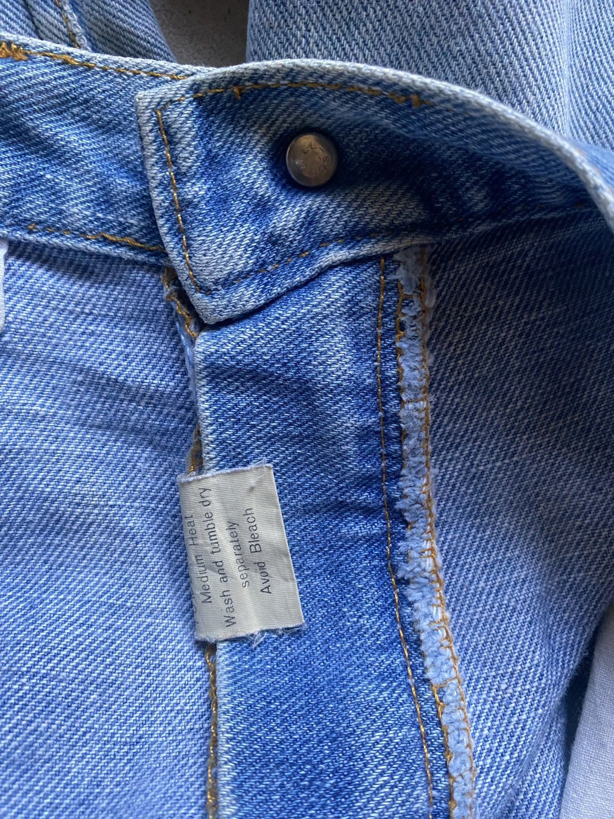 If Six Was Nine 🔥FLARE🔥Vintage Lee Riders Flare Distressed Denim Size US 27 - 18 Thumbnail