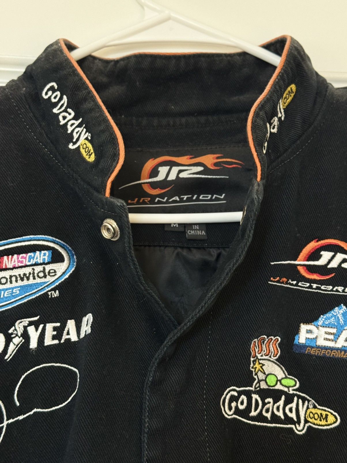 Vintage GoDaddy Danica Patrick Jacket Size US M / EU 48-50 / 2 - 2 Thumbnail
