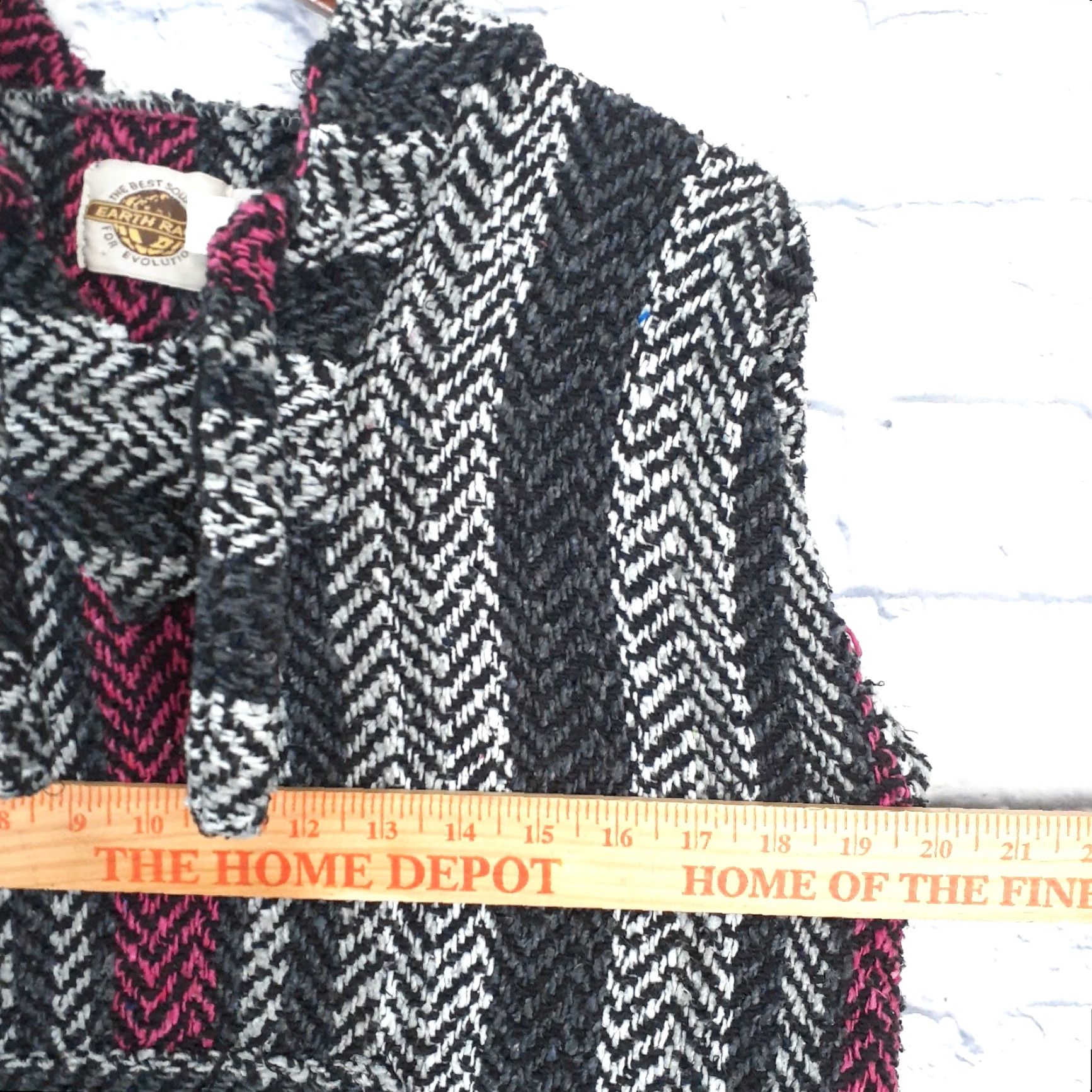 Vintage VINTAGE Earth Ragz Baja Surfer Festival Travel Hoodie Knit Poncho Unisex Small Size US S / EU 44-46 / 1 - 3 Thumbnail