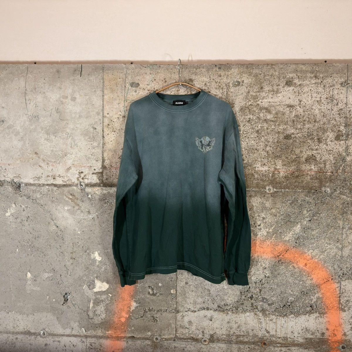 Xlarge Green long sleeve eagle shirt Size US L / EU 52-54 / 3 - 1 Thumbnail