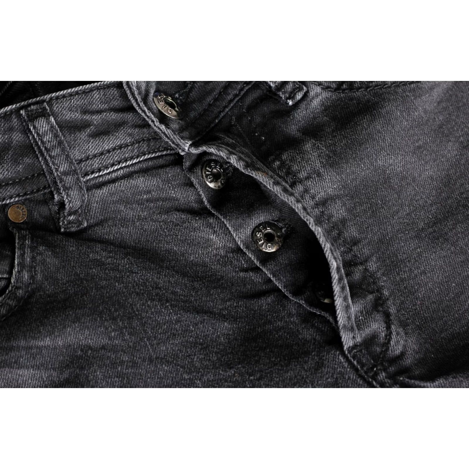 Diesel DIESEL BELTHER 0886Z Jeans Men Slim Tapered Stretch W29 L32 Regular DZ8272 5-Pocket Grey Denim Vintage No Size US 29 - 4 Thumbnail