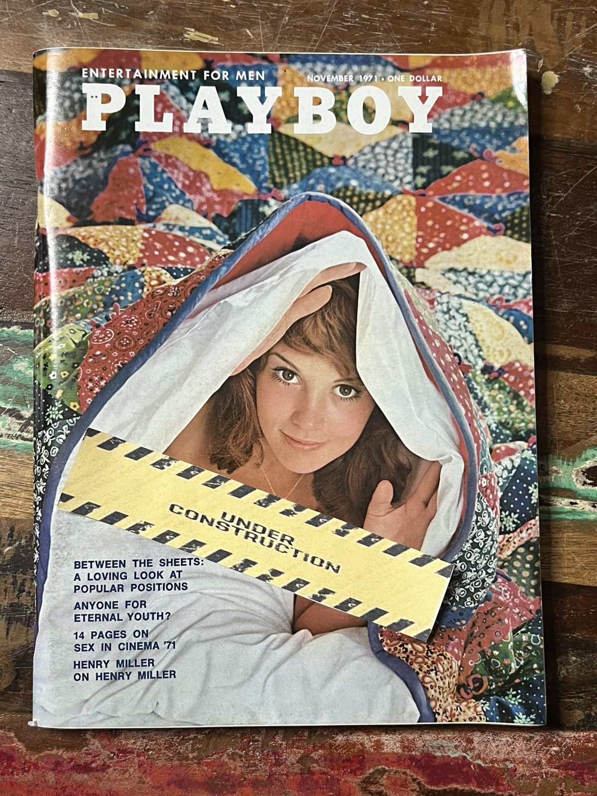 Vintage Playboy Magazine - November 1971 - Entertainment For Men Size ONE SIZE - 1 Thumbnail
