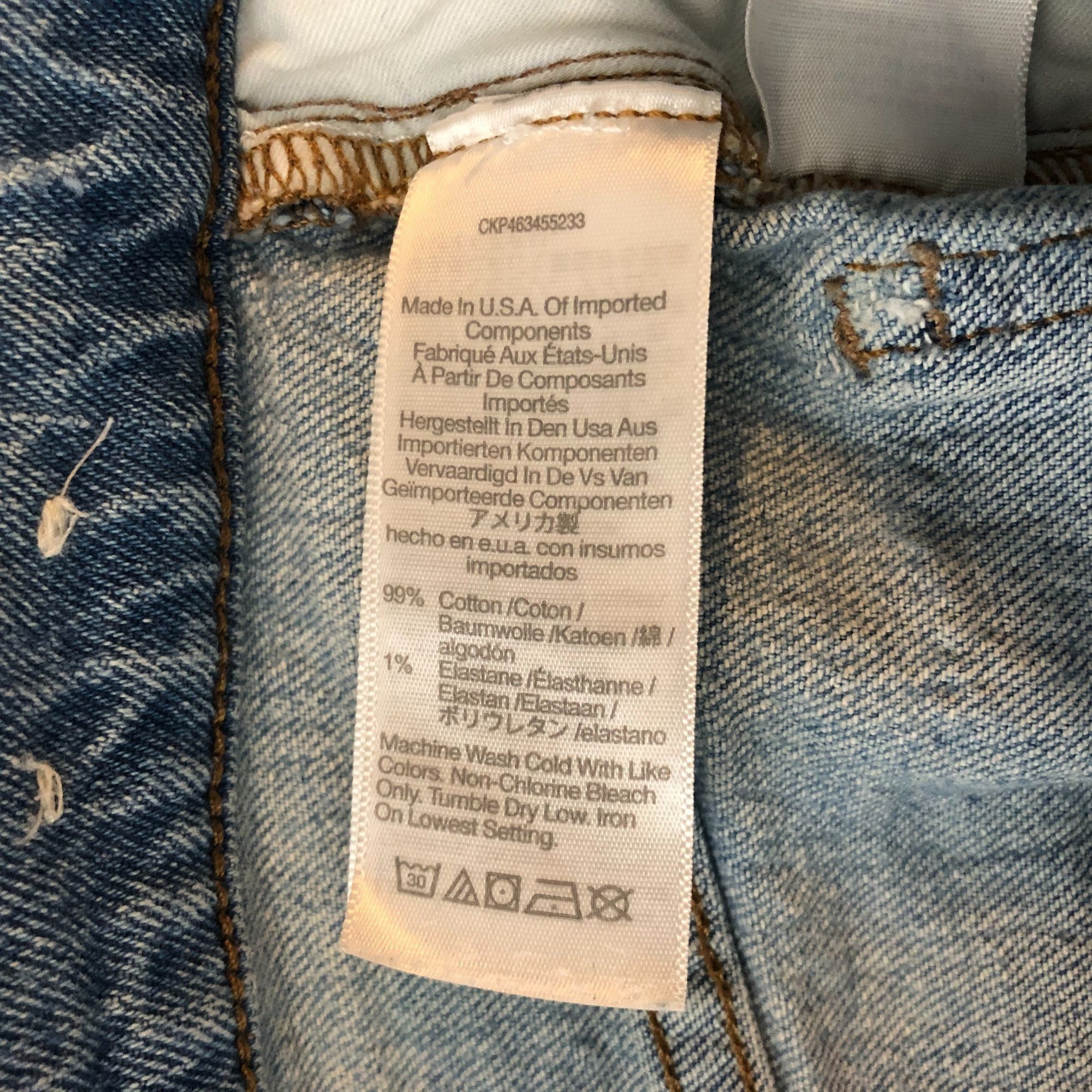 Madewell Madewell Womens The Perfect Vintage Wide Leg Jeans Stretch 2 Size 25" / US 0 / IT 36 - 10 Thumbnail