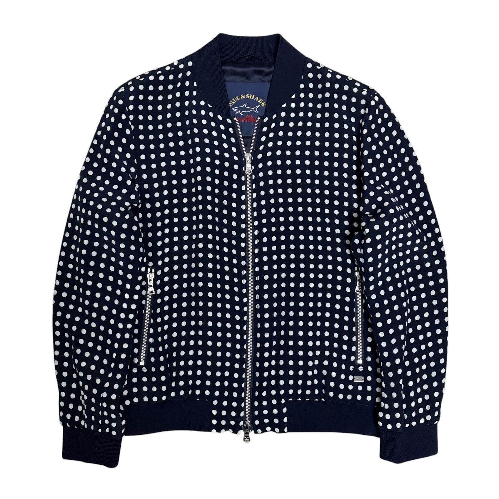 Paul & Shark $1,400 PAUL & SHARK 100% SILK Jacket LUXURY Coat Medium Size M / US 6-8 / IT 42-44 - 1 Thumbnail
