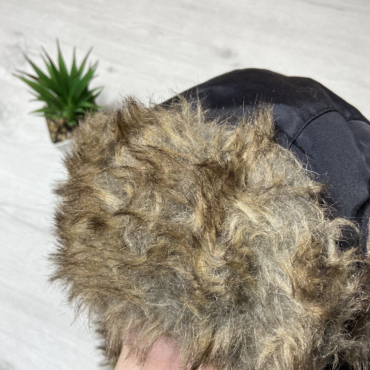 Japanese Brand × Vintage 🔥 Y2K Fuzzy Mohair Fur Ushanka hat style 1990s Size ONE SIZE - 3 Thumbnail