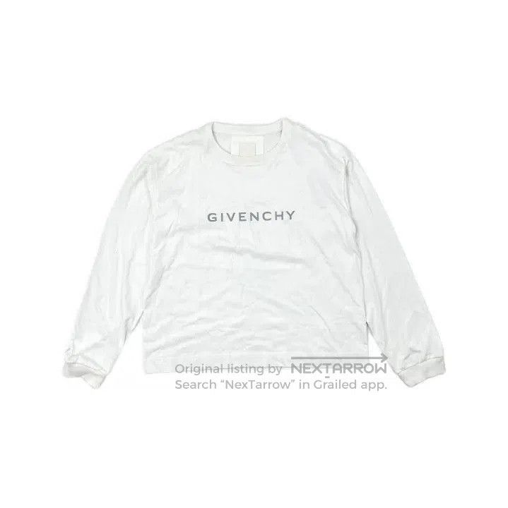 Givenchy Givenchy Men's Letter Print Loose Long-Sleeve T-Shirt. Size US XXL / EU 58 / 5 - 2 Thumbnail