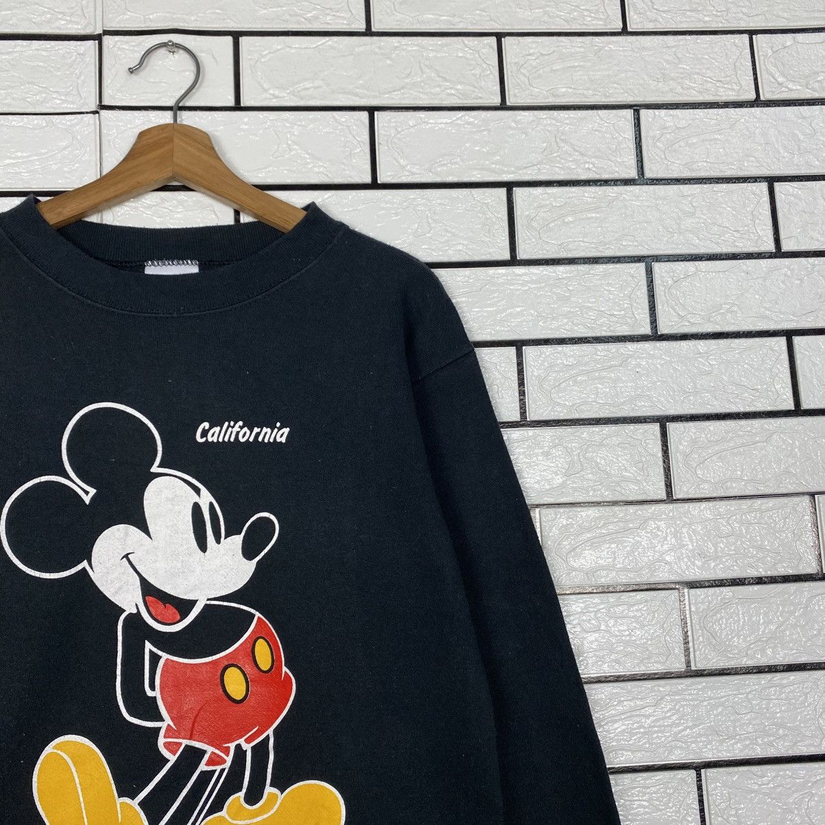 Vintage The Walls Disney Company Tultex Mickey Mouse Big Logo Size US M / EU 48-50 / 2 - 7 Thumbnail