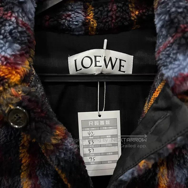 Loewe Loewe Fleece pocket tartan jacket Size M / US 6-8 / IT 42-44 - 4 Thumbnail