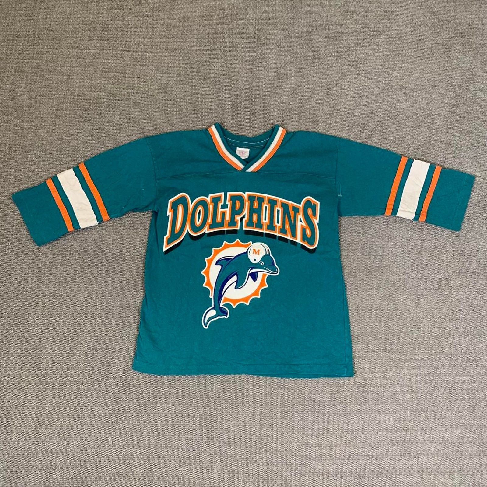 NFL Vintage 90s Miami Dolphins NFL jersey Size US XXS / EU 40 - 4 Thumbnail