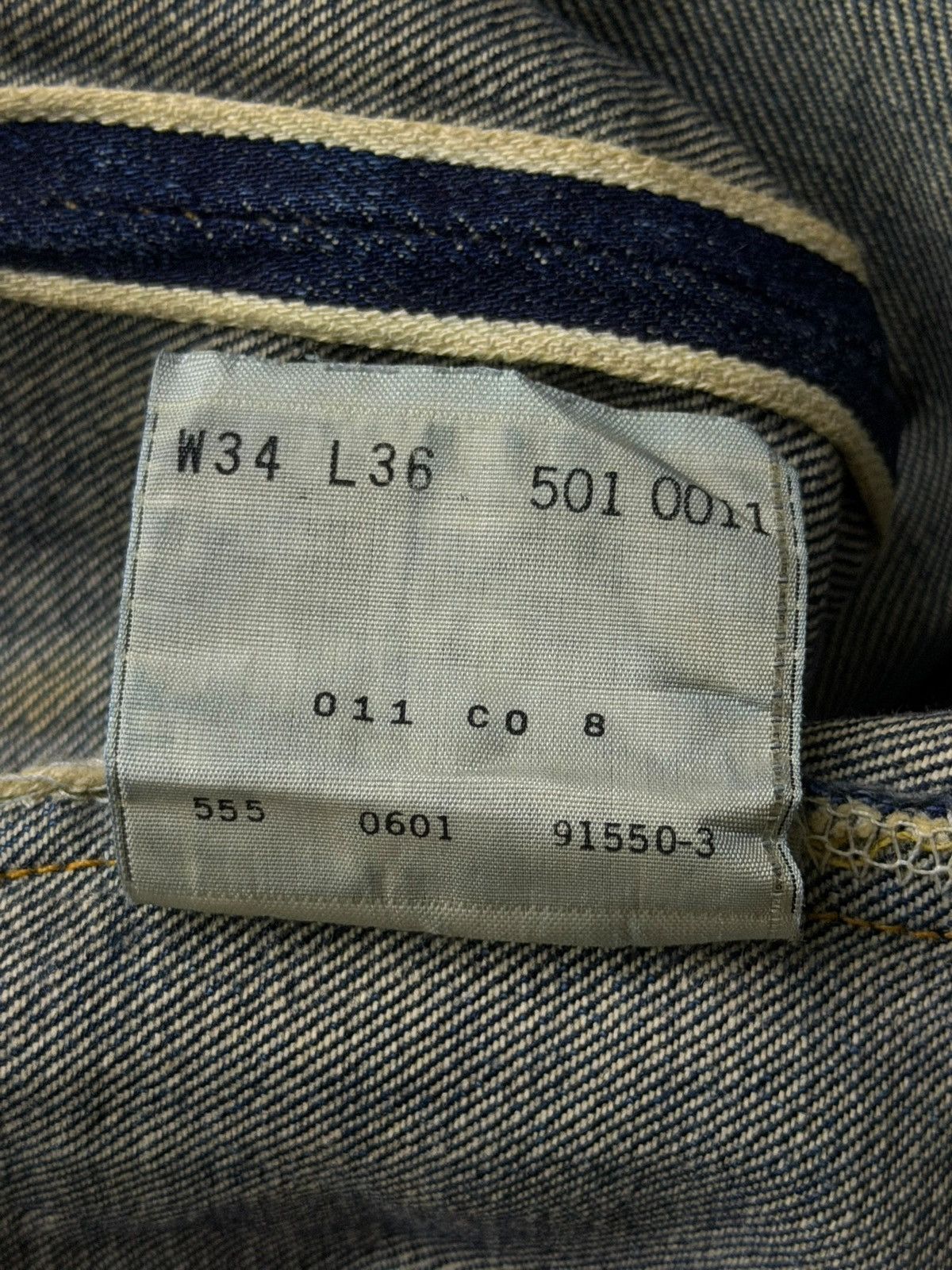 Levi's Vintage Clothing Vintage 00s Levi’s 501 Selvedge Big E USA Made 555 | W32 Size US 32 / EU 48 - 16 Thumbnail