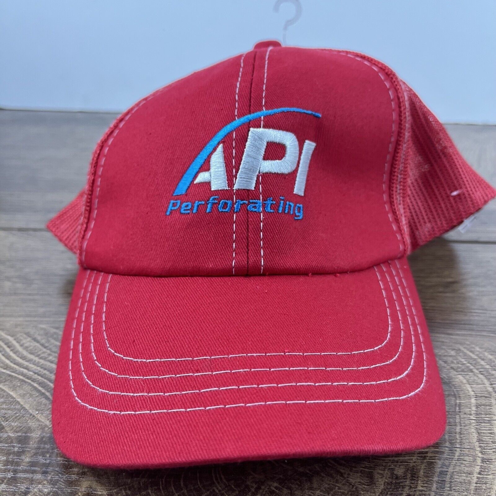 Other API Perforating Hat Red Cap Adjustable Hat Red Adult Fit Hat Size ONE SIZE - 2 Thumbnail