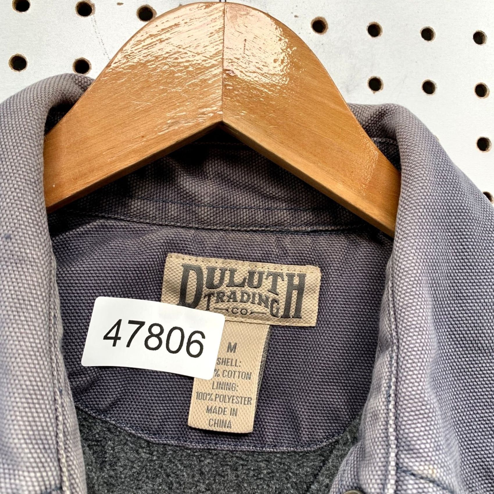 Vintage Duluth Men Jacket M Faded Gray Lined Heavyweight Canvas Cotton Wool Outdoor Winter Fall Hiking Regular Size M Mens Size US M / EU 48-50 / 2 - 3 Thumbnail