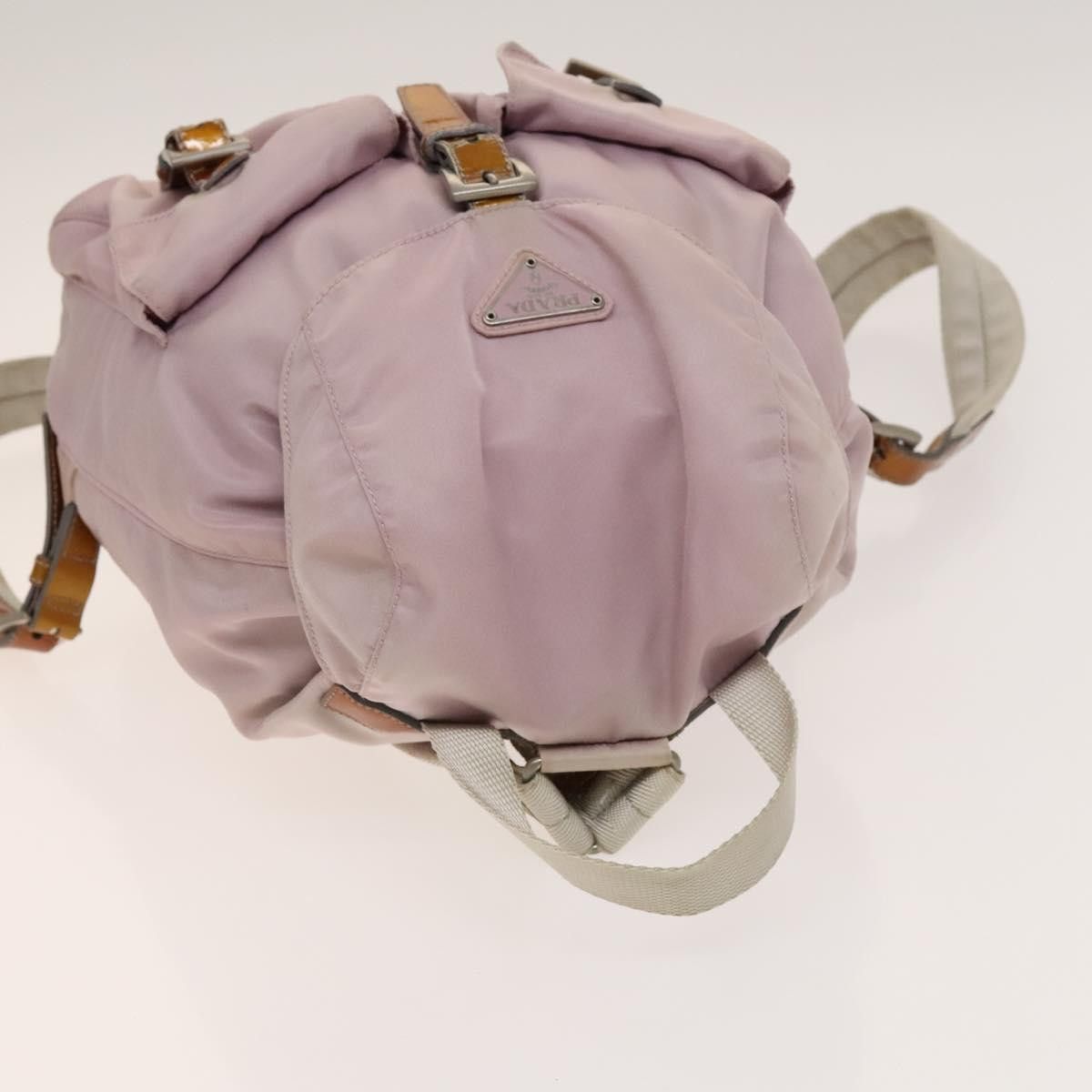Prada PRADA Backpack Nylon Pink Silver Size ONE SIZE - 6 Thumbnail