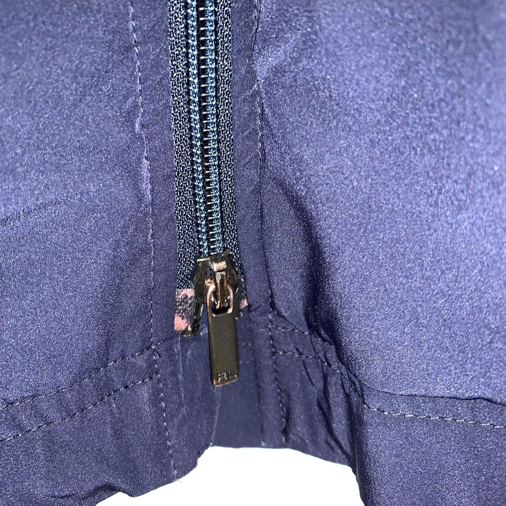Ralph Lauren Ralph Lauren Golf Windbreaker Hoodie Jacket Blue Women’s SZ Large Full Zip Short 1/2 Zip Pockets Logo Athletic Outdoors Size L / US 10 / IT 46 - 4 Thumbnail
