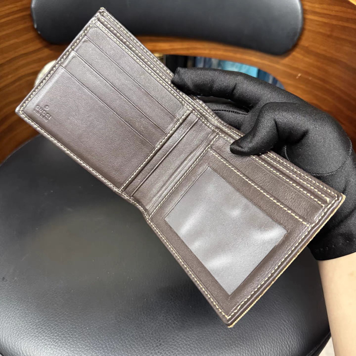 Gucci Gucci Classic GG Logo Wallet K15 Size ONE SIZE - 5 Thumbnail