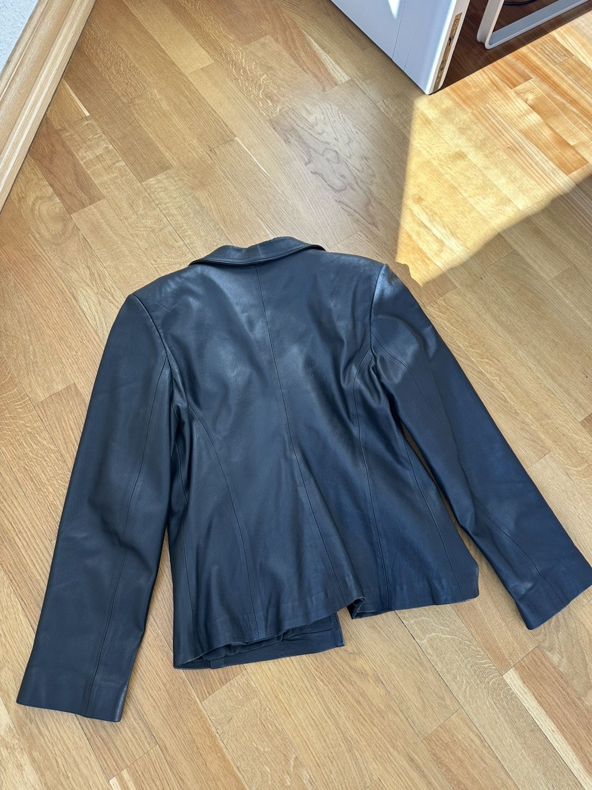 Vintage Vintage Crazy Biker Leather Jacket Y2K Size L / US 10 / IT 46 - 11 Thumbnail