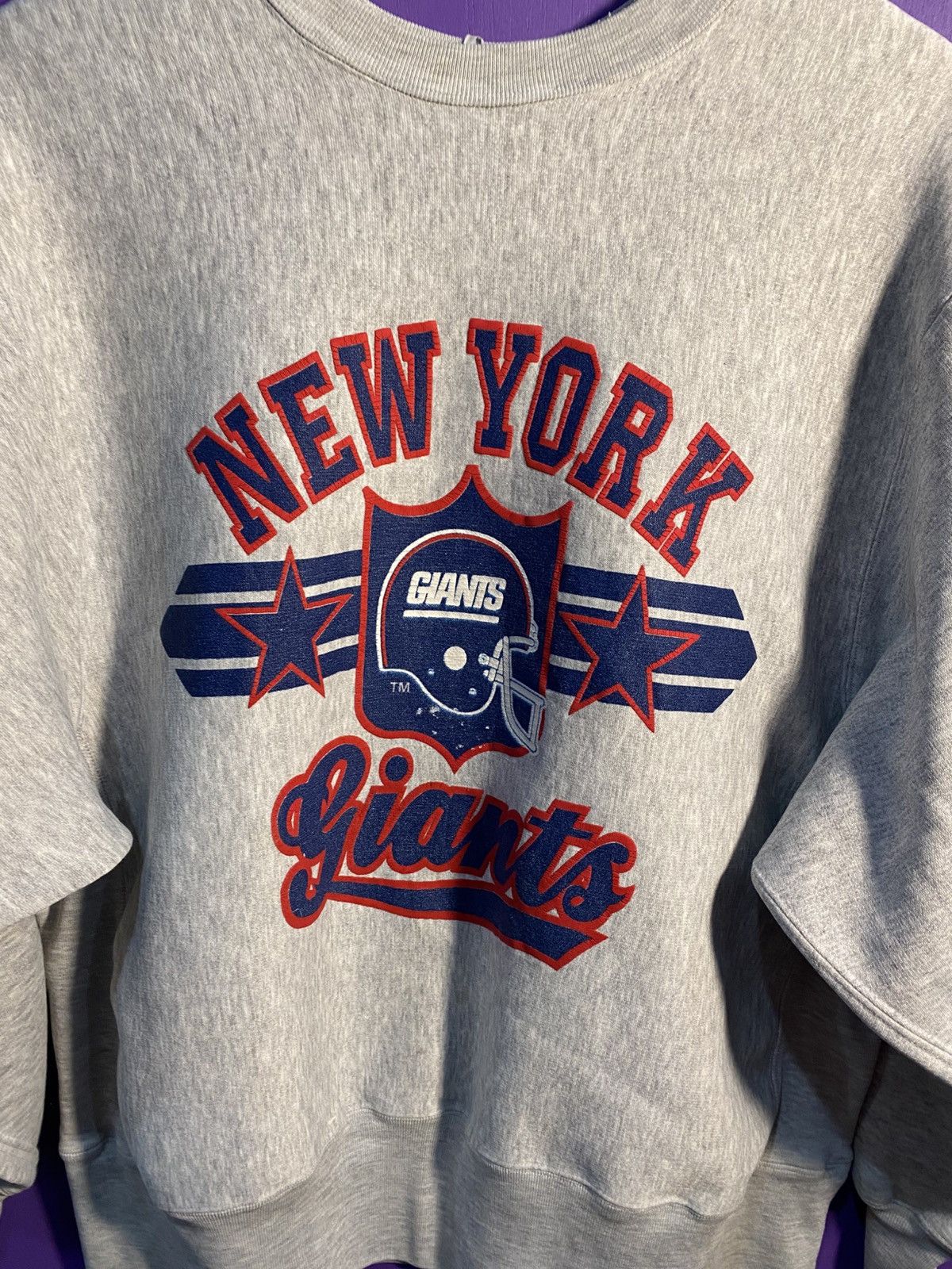 Logo 7 Vintage 90s Logo 7 New york giants logo crewneck Size US L / EU 52-54 / 3 - 3 Thumbnail