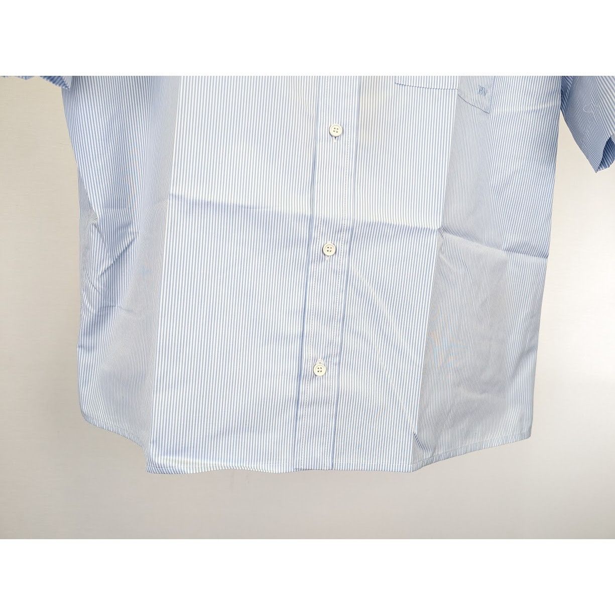 Bottega Veneta o1rshd1 Cotton Striped Shirt in White/Blue Size US M / EU 48-50 / 2 - 7 Thumbnail