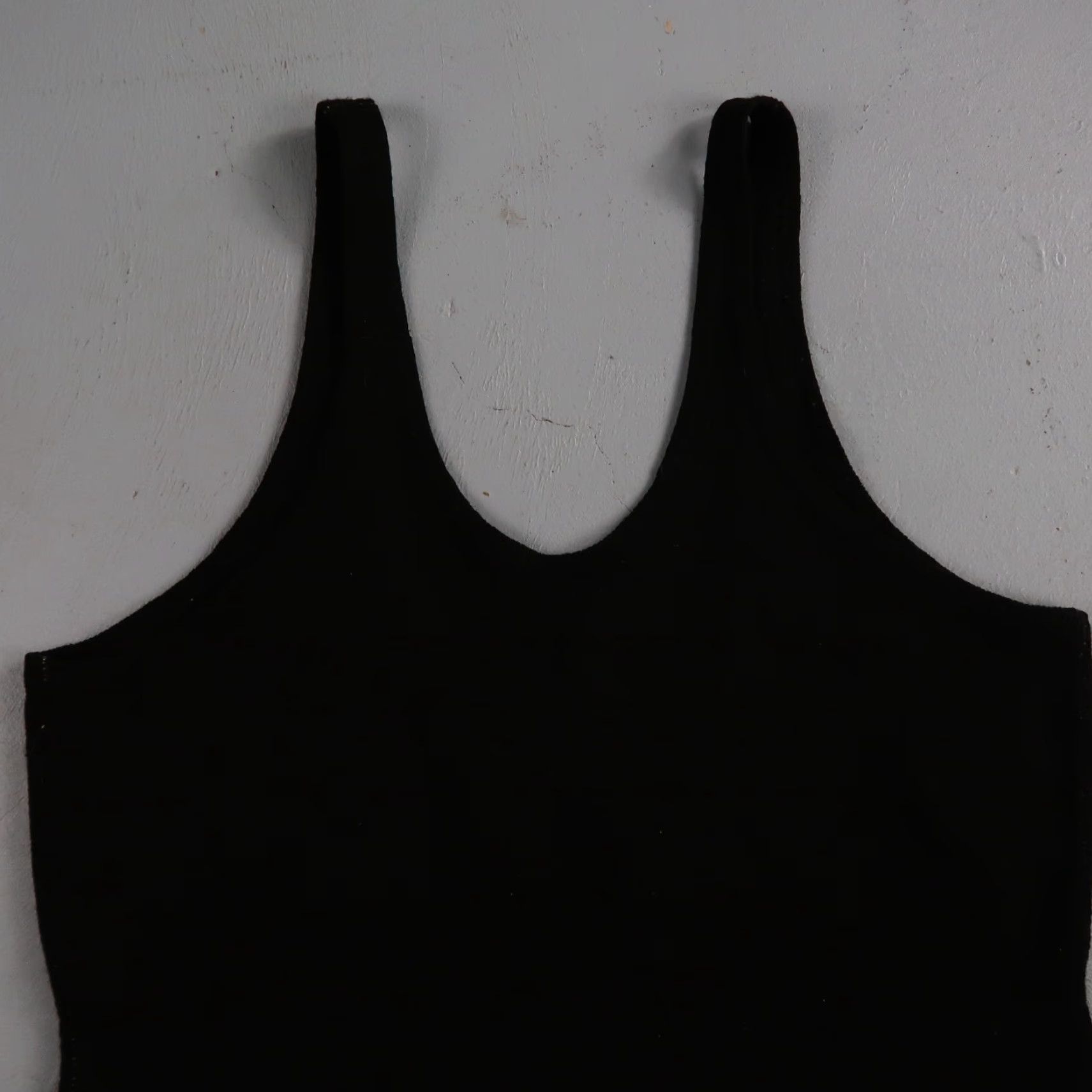 Vintage VINTAGE 1920s Women's Wool Bathing Suit Swimsuit Art Deco Black Medium Nineteen Twenties Size M / US 6-8 / IT 42-44 - 3 Thumbnail