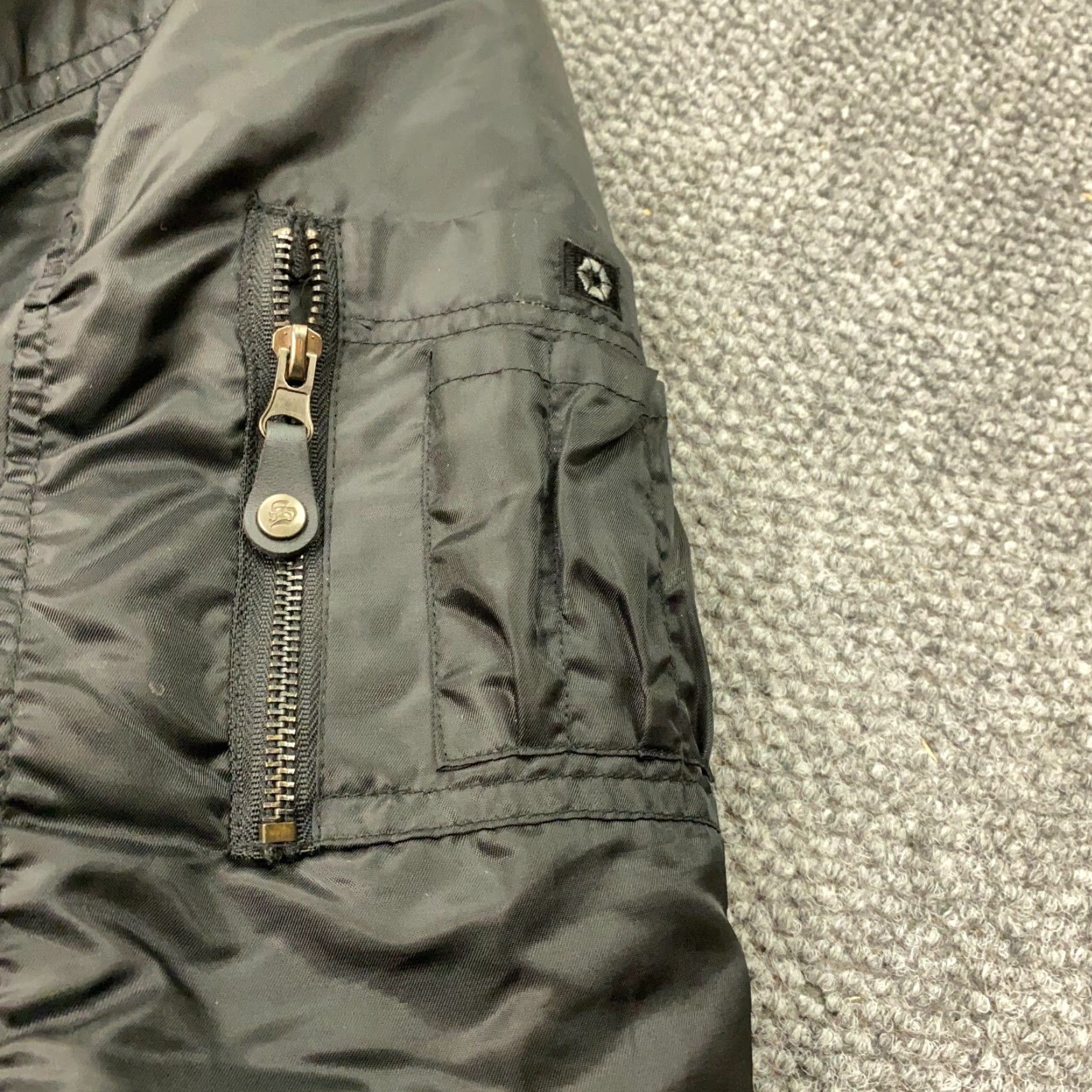 Southpole Southpole Jacket Mens 2XL Black Bomber Hip Hop Short Zip Lined Pockets Collared Size US XXL / EU 58 / 5 - 6 Thumbnail
