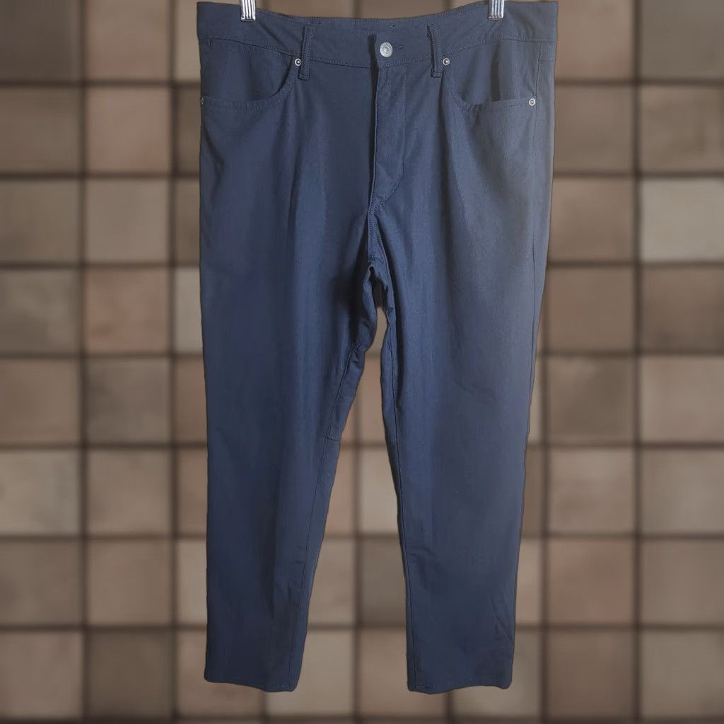 American Eagle Outfitters American Eagle Mens Navy Performance Straight Leg Golf Pants-Size 34x30 Size US 34 / EU 50 - 1 Thumbnail