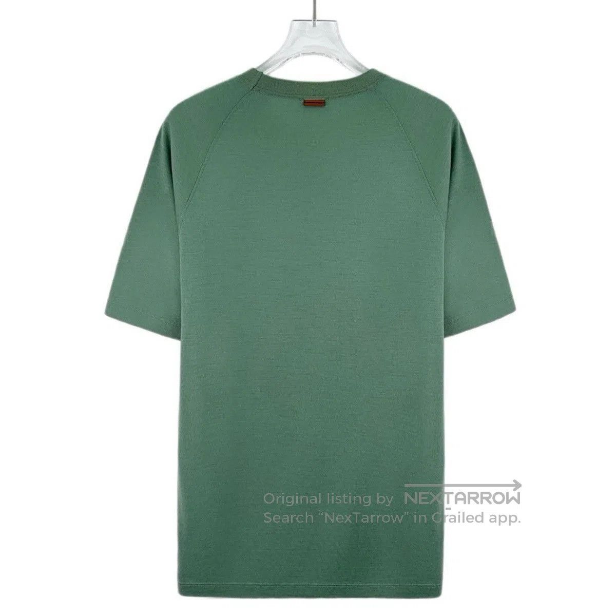 Z Zegna Green Short Sleeve Crewneck Shirt. Size US M / EU 48-50 / 2 - 2 Thumbnail