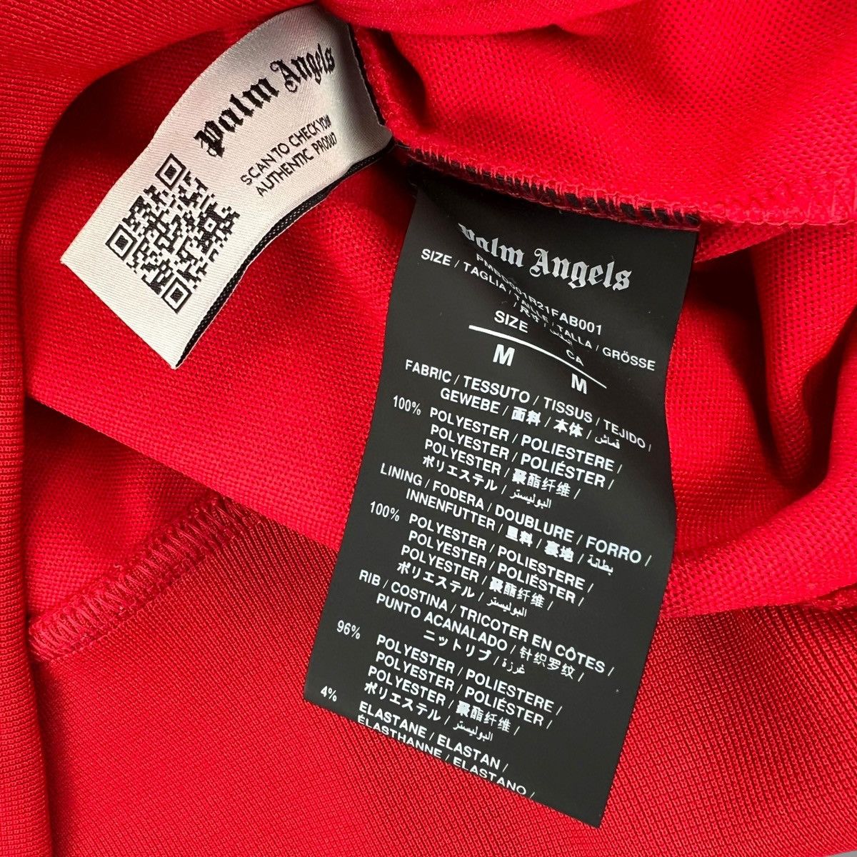 Palm Angels Palm Angels Red Track Jacket Size US M / EU 48-50 / 2 - 4 Thumbnail
