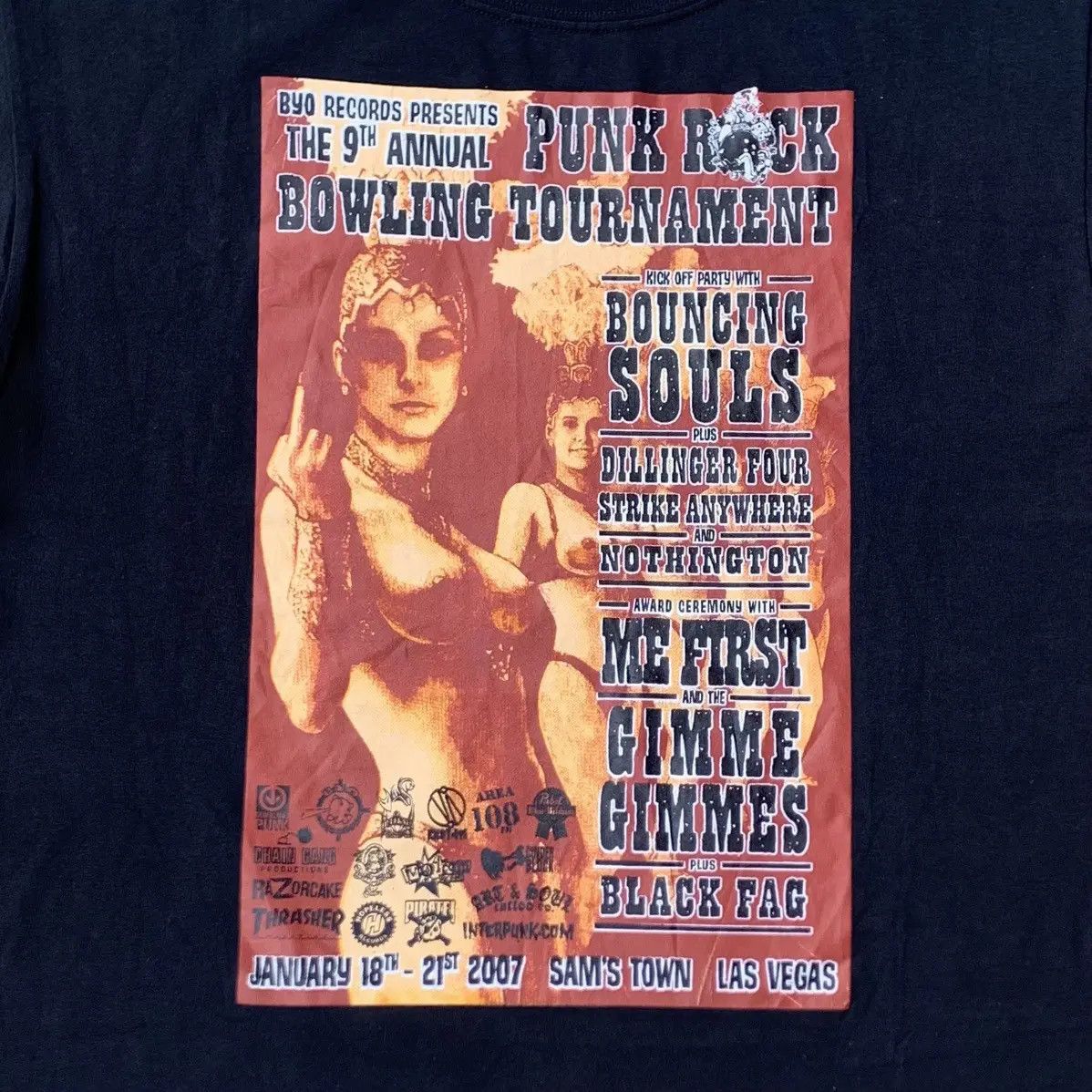Vintage Punk Rock Bowling Tournament Band Tee