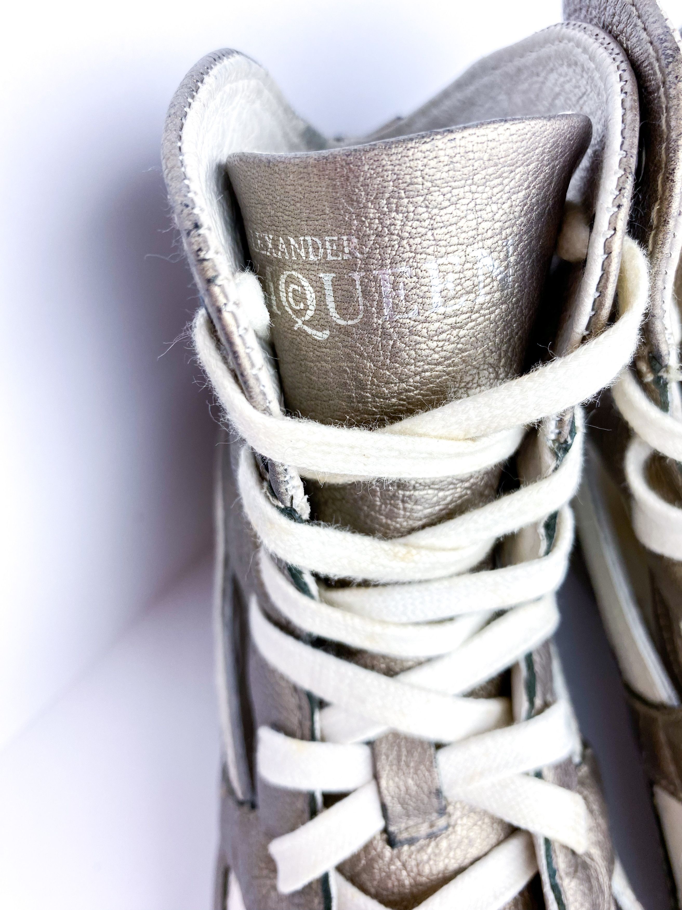 Alexander McQueen × Puma Cut-out High Tops (late 2000s) Size US 9 / IT 39 - 4 Thumbnail