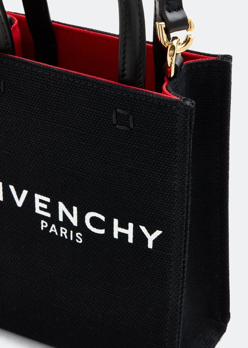 Givenchy o1srvl11e0625 Size:OS/Mini G-Tote Shopping Bag in Black Size ONE SIZE - 4 Thumbnail