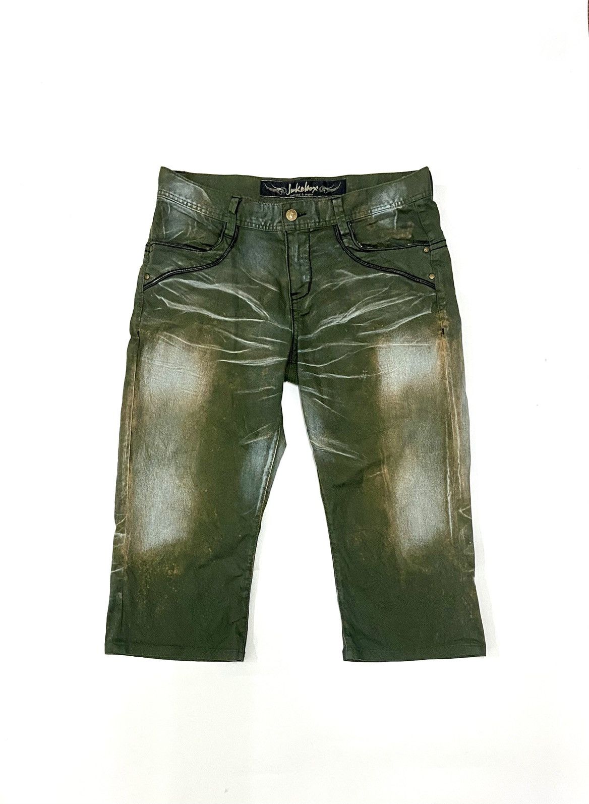 Japanese Brand JUKEBOX 3 QUARTER PANTS Size US 34 / EU 50 - 1 Thumbnail