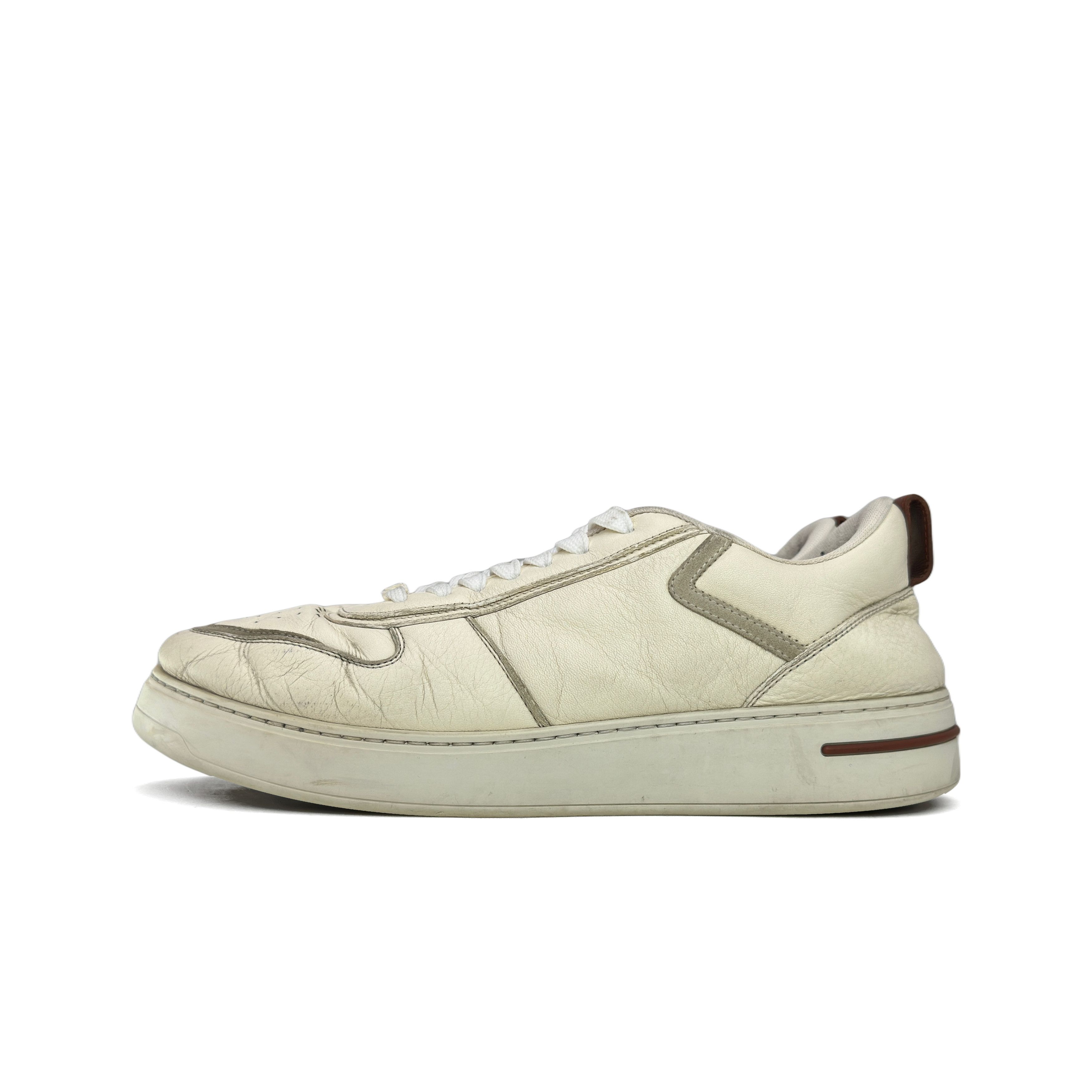Loro Piana Loro Piana Leather Low-Top Sneakers Size 10.5 Size US 10.5 / EU 43-44 - 1 Thumbnail