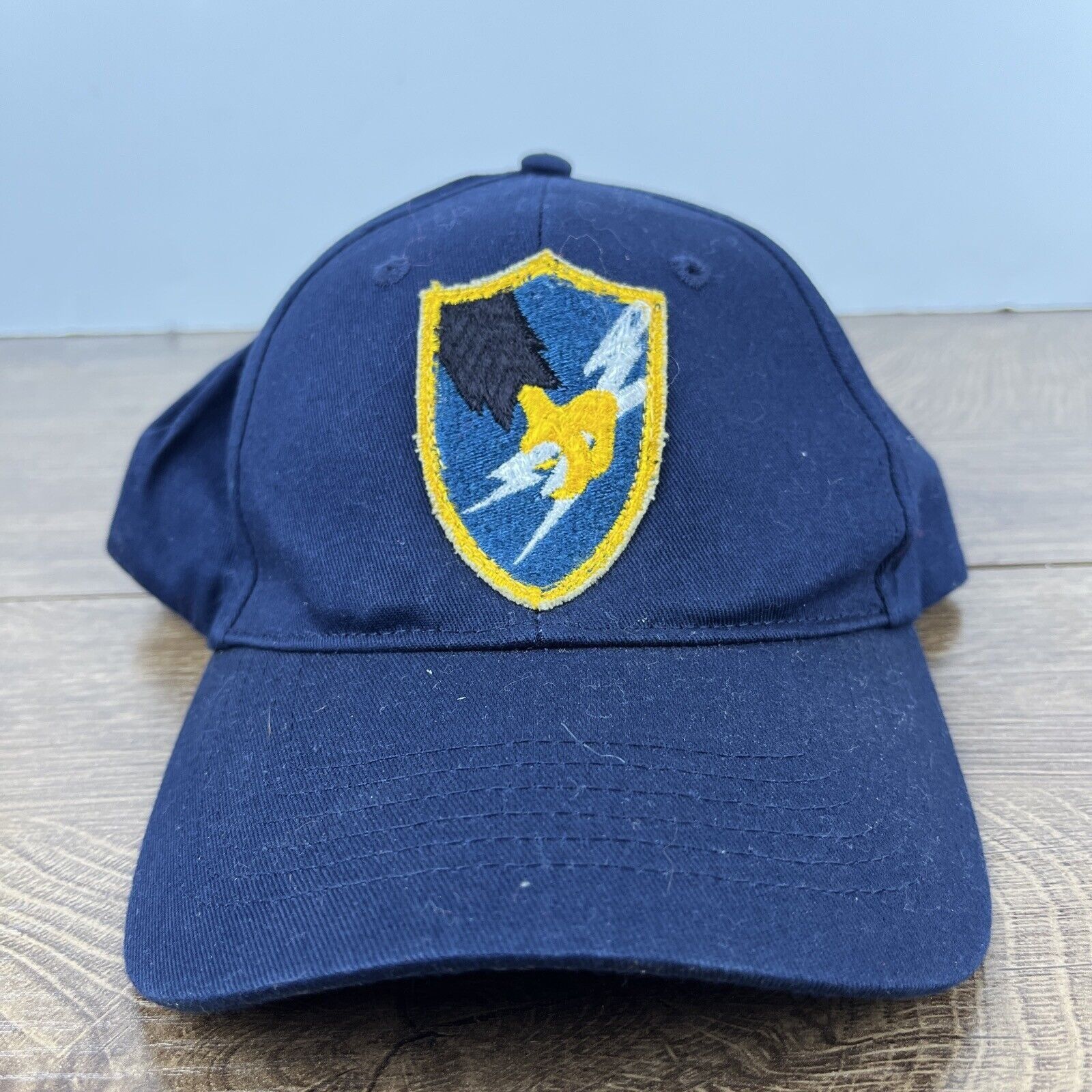 Other Eagle Hat Lightning Bolt Hat Blue Adjustable Hat Adult Size Size ONE SIZE - 1 Thumbnail