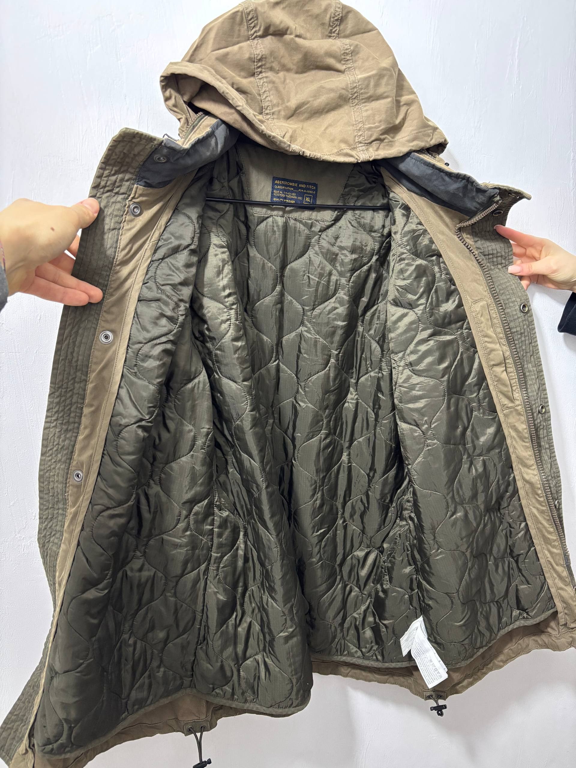 Abercrombie & Fitch Military Cargo Abercrombie & Fitch Field Hood Jacket Size US XL / EU 56 / 4 - 5 Thumbnail