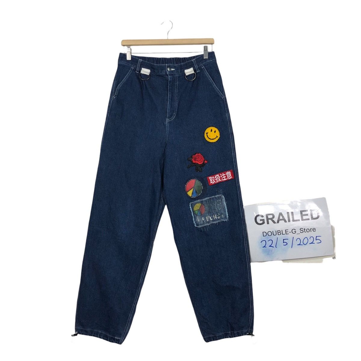 Japanese Brand A Bettor Tokyo Streetwear Embroidered Patch Denim Size US 30 / EU 46 - 1 Thumbnail