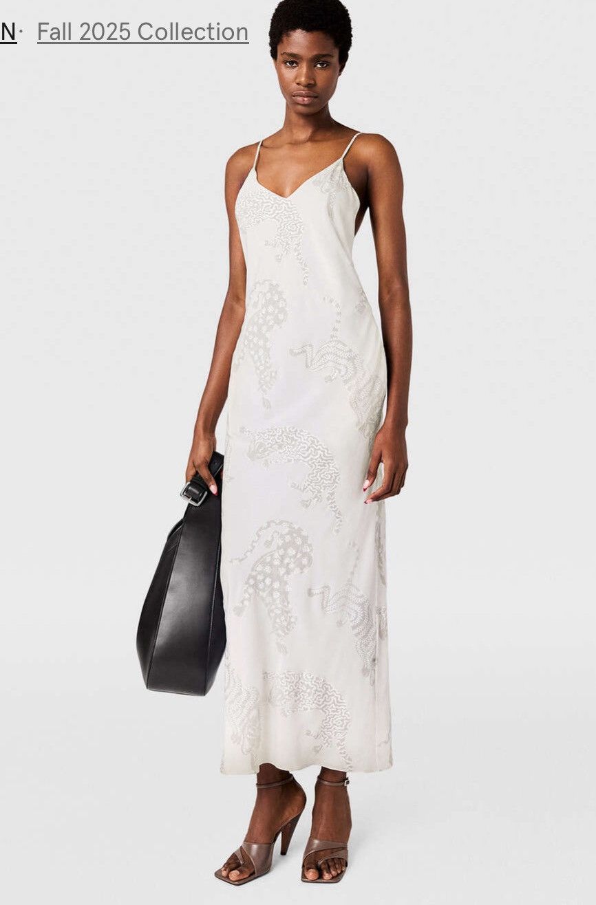 Stella McCartney Leopard Pattern Sleeveless Midi Dress Size M / US 6-8 / IT 42-44 - 7 Thumbnail