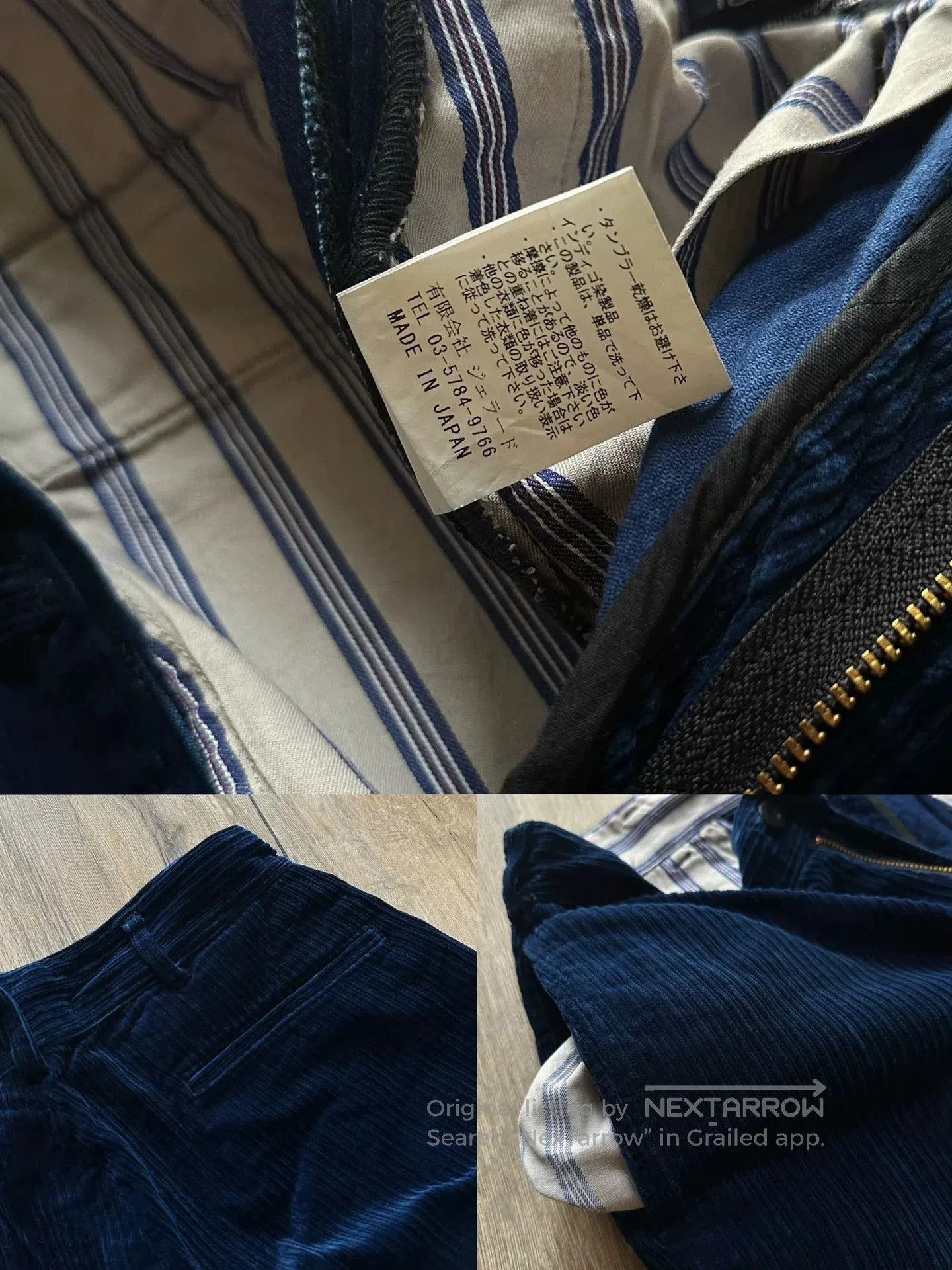 Jelado JELADO Indigo Corduroy Pants. Size US 26 / EU 42 - 7 Thumbnail