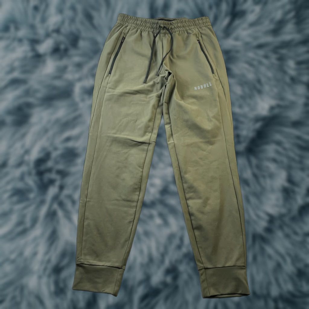 Vintage Nobull Pants Mens Medium Green Lightweight Sweatpants Joggers Gym Training Size US 28 / EU 44 - 1 Thumbnail