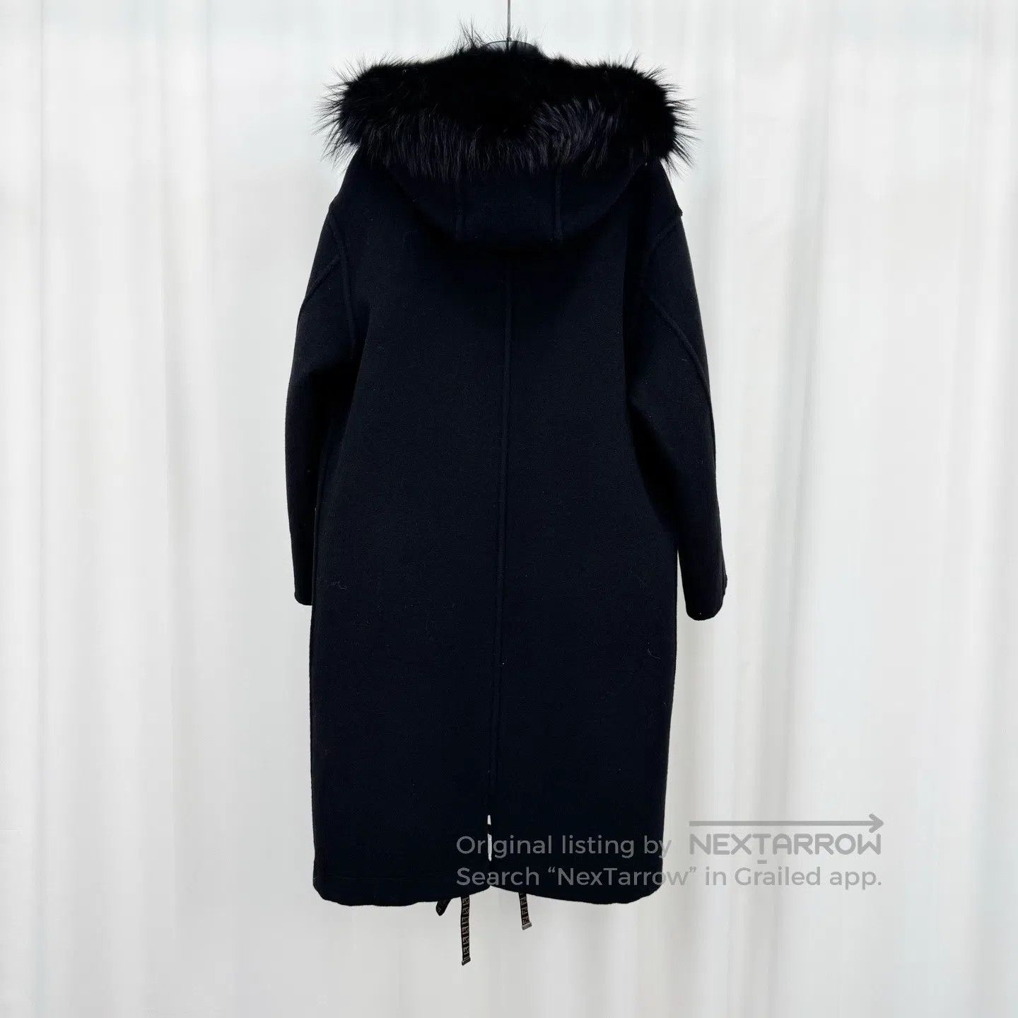 Fendi FENDI Reversible wool coat with all-over monogram print an Size XS / US 0-2 / IT 36-38 - 5 Thumbnail
