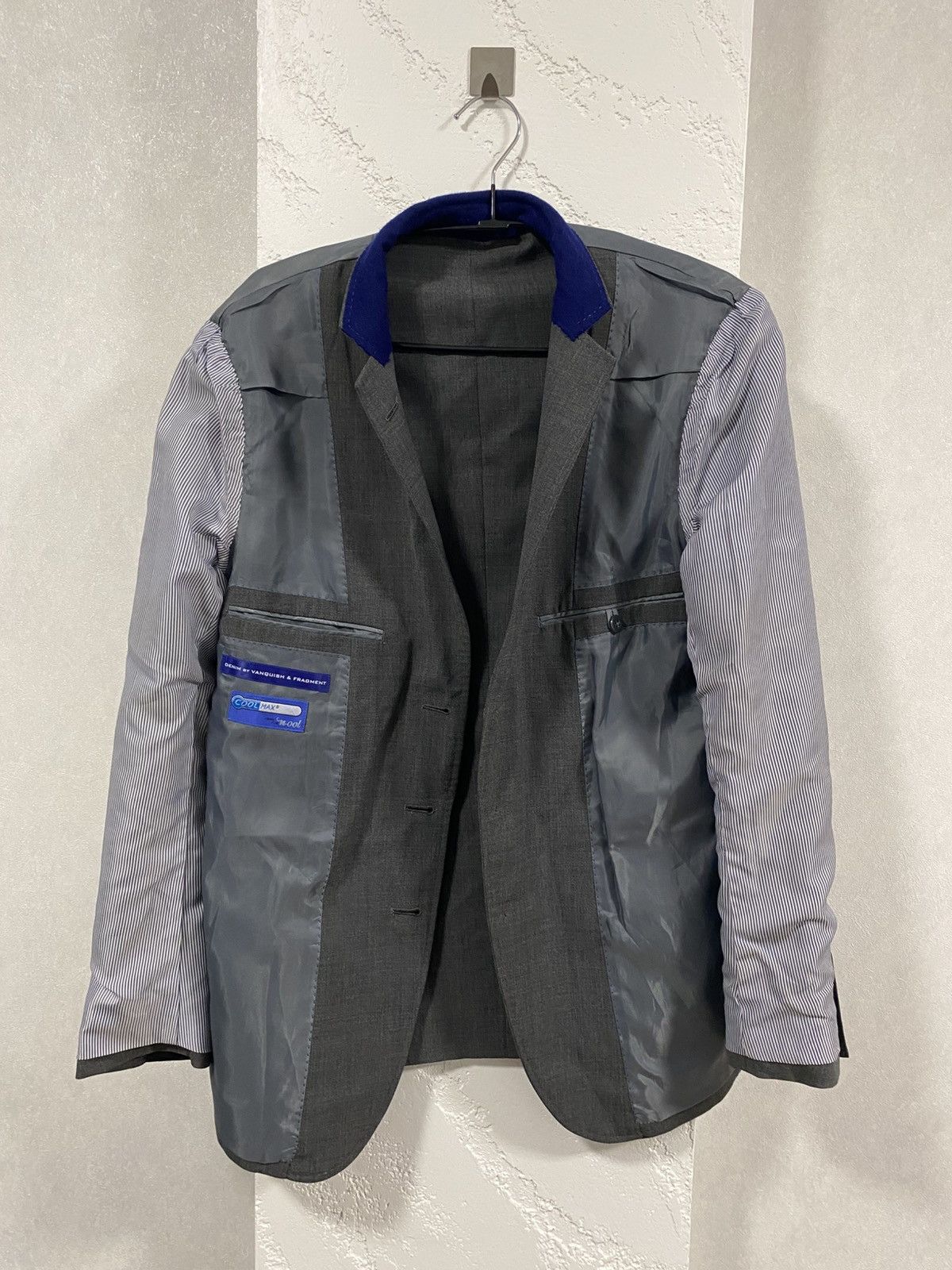 Fragment Design × Japanese Brand × Vanquish Rare 🔥 Vanquish x Fragment Design Blazer 2012 Collection Size 48R - 9 Thumbnail