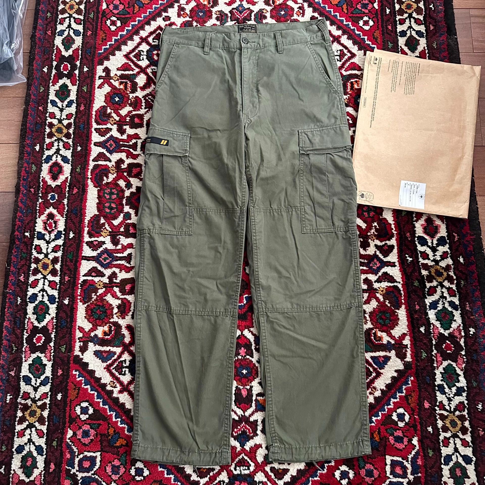 Wtaps WTAPS 16AW Jungle Stock Olive Drab Cargo Pants M Size US 33 - 1 Thumbnail