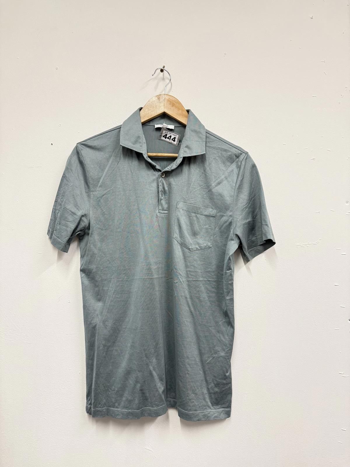 Reiss Reiss Mens Grey Polo Shirt Size S Size US S / EU 44-46 / 1 - 1 Thumbnail
