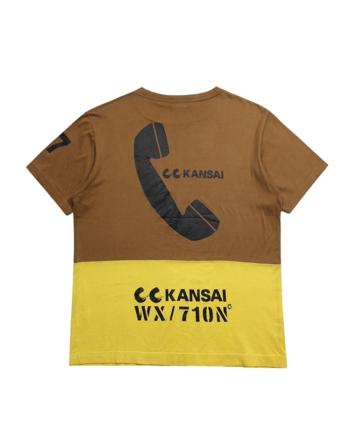 Kansai Yamamoto 1990S CCKANSAI BY KANSAI YAMAMOTO MESSAGE PRINTED TEE Size US M / EU 48-50 / 2 - 2 Thumbnail