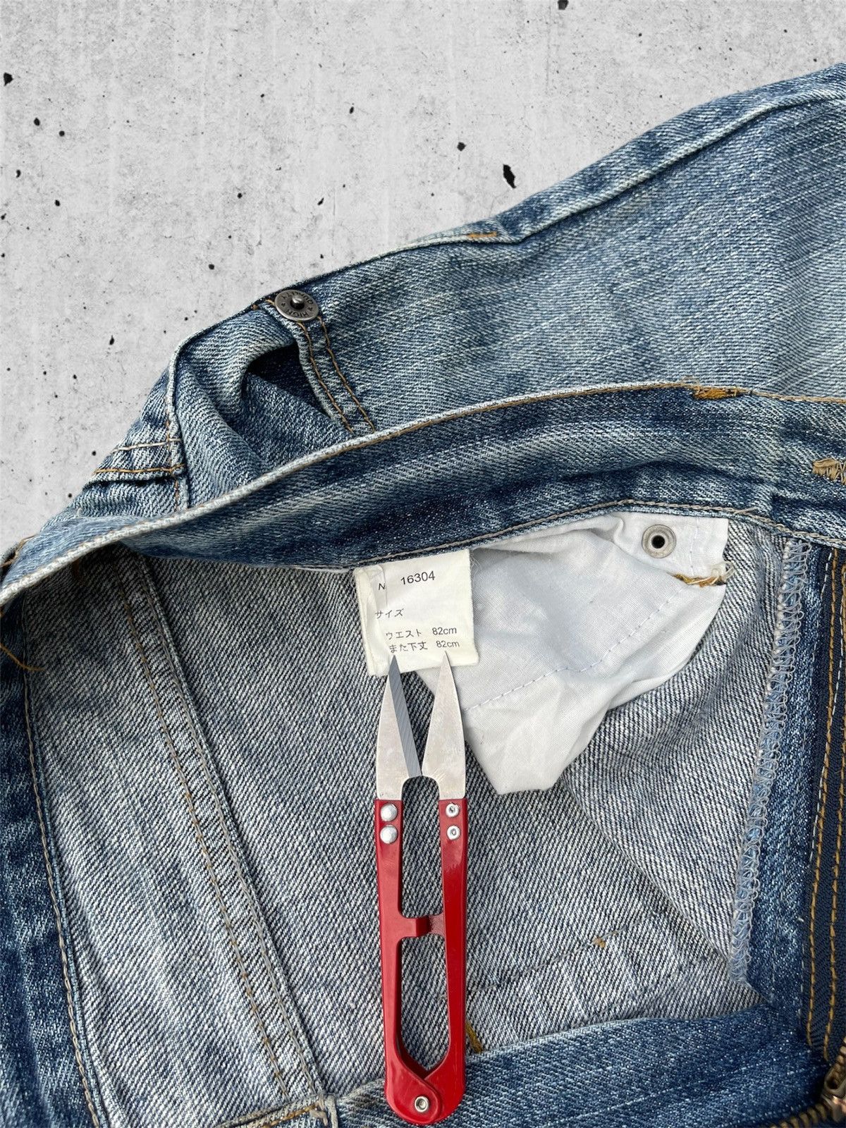 Japanese Brand 🔥 Nylaus Distressed Denim Streetwear W32🔥 Size US 32 / EU 48 - 7 Thumbnail