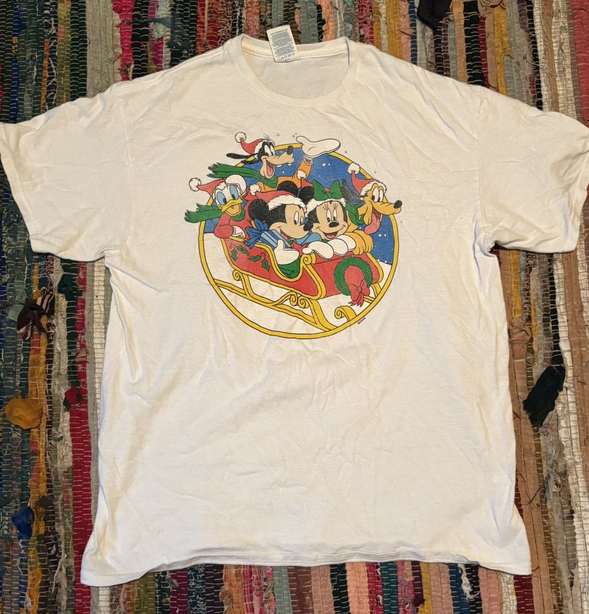 Vintage Vintage Disney Mickey Mouse & Friends Christmas Sleigh Size US L / EU 52-54 / 3 - 1 Thumbnail