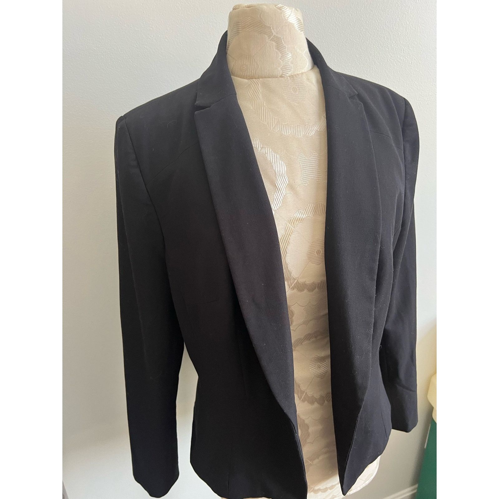 Worthington Worthington Single Buttoned Classic Black Blazer Size 14 Size XL / US 12-14 / IT 48-50 - 3 Thumbnail